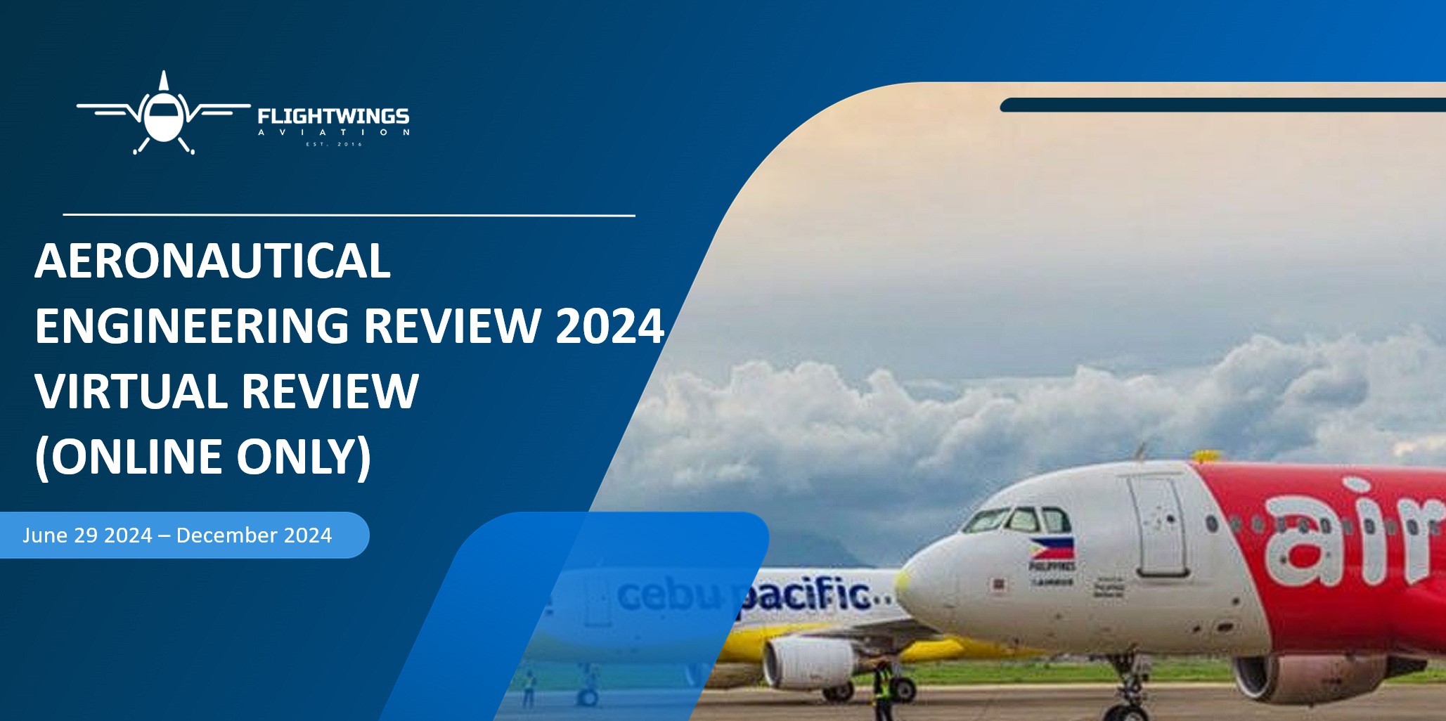 Flightwings Aviation Aeronautical Engineering Review Program 2024 VIRTUAL CLASS (ONLINE ONLY)
